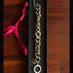 NWT Victoria's Secret Jewelry gold charm Bracelet